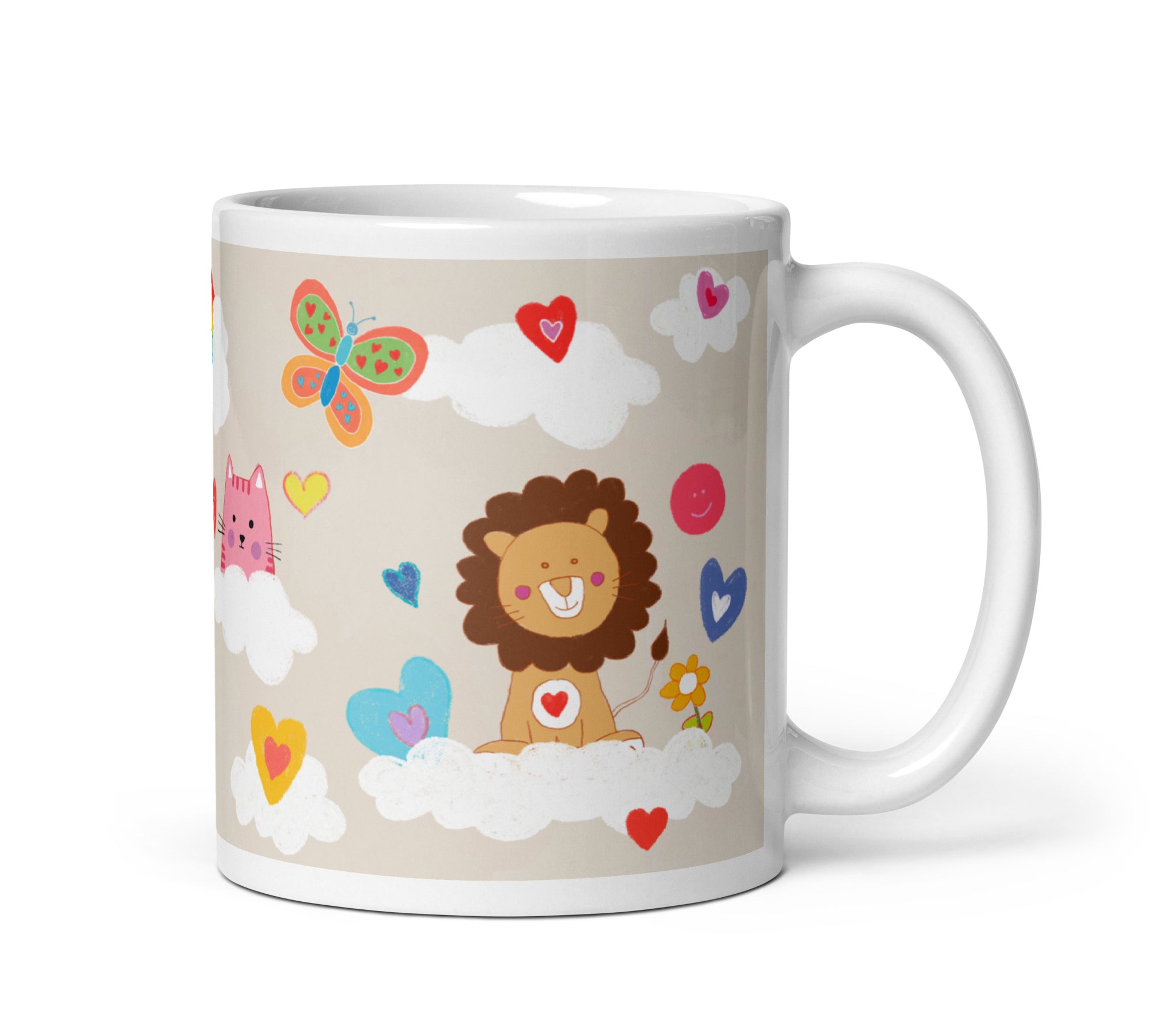 Happy Cute mug for kid - Fun Design for Children